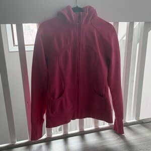 Pink Zip-Up Hoodie